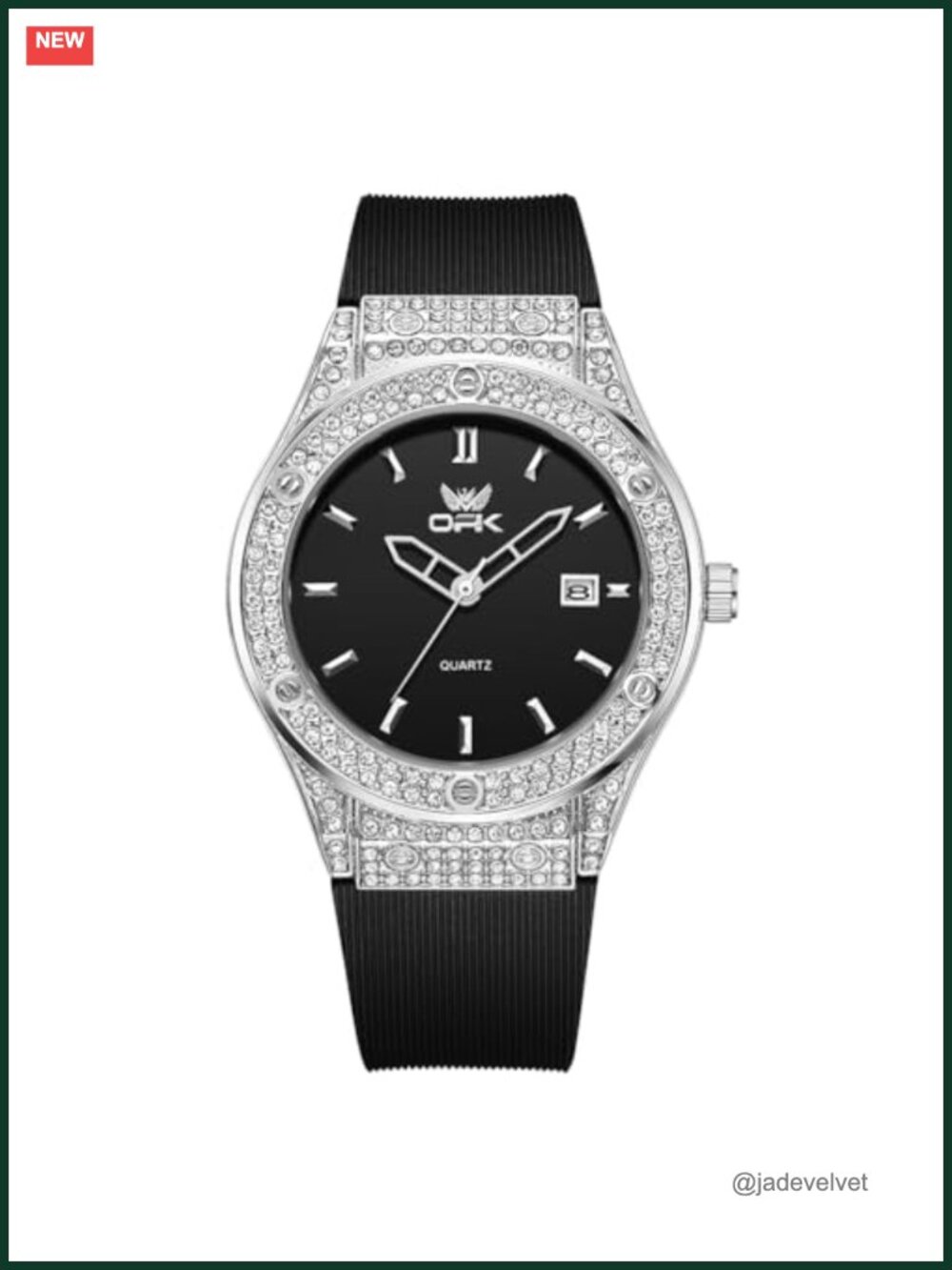 Womens Luxury Diamond Bracelet Watch Waterproof Analog Automatic